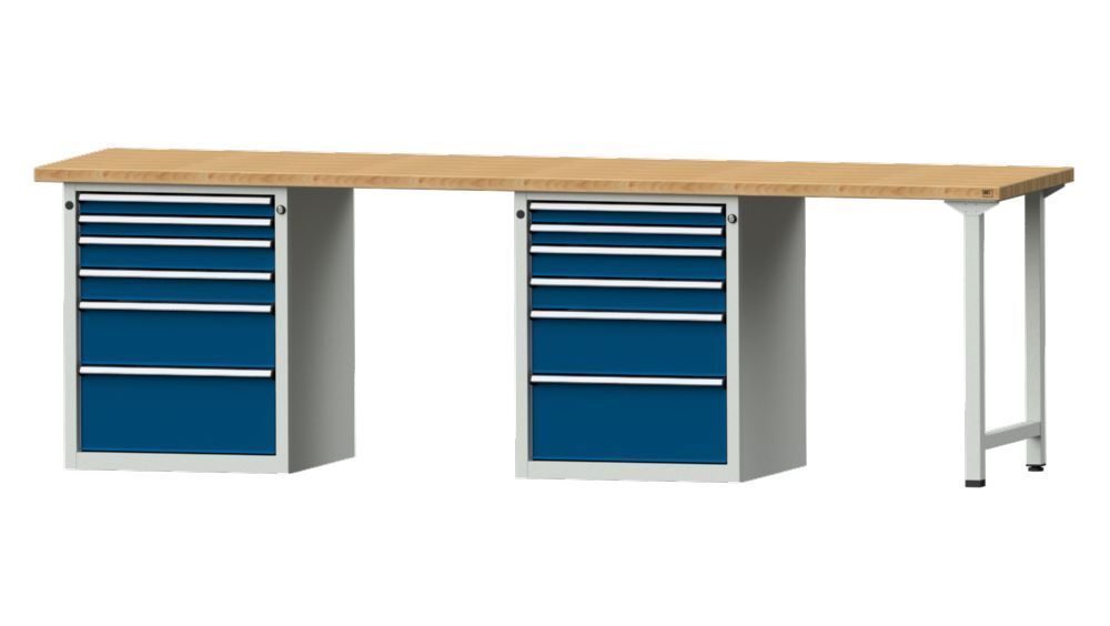 Anke Kombiwerkbank Serie V 2800 Modell 916 V Arbeitsplatte Höhe 40 mm Produktbild Anke Kombiwerkbank Serie V 2800 Modell 916 V Arbeitsplatte Höhe 40 mm