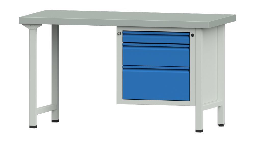 Anke Kombiwerkbank mit 4 Füßen Serie E 1500 Modell 710 E