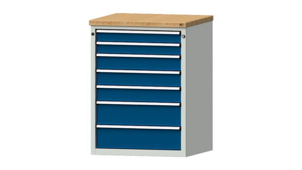 Anke Schubladenschrank 765 x 700 x 1020 mm Serie V 760 Modell 3005 V Produktbild Anke Schubladenschrank 765 x 700 x 1020 mm Serie V 760 Modell 3005 V