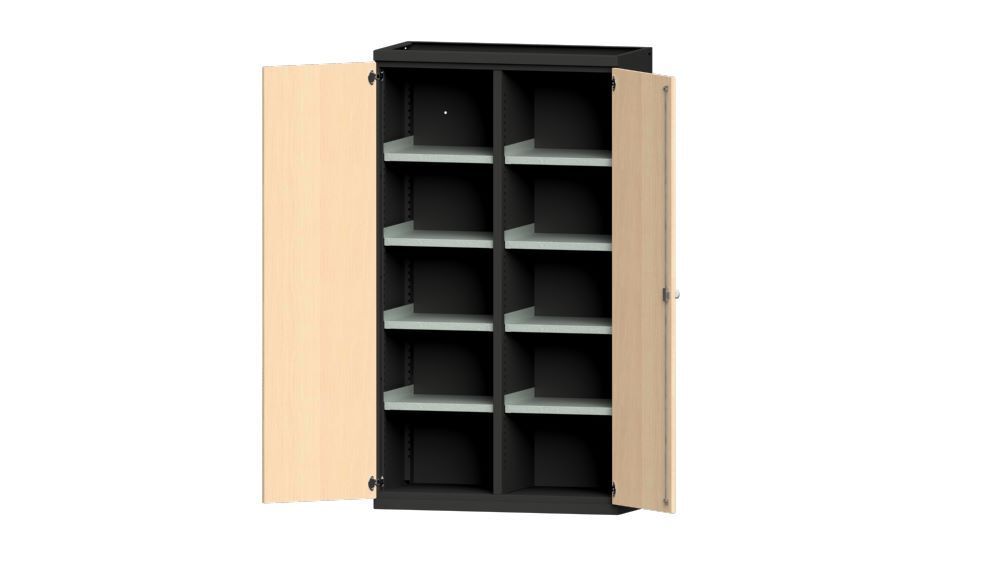 Anke Schwerlastschrank Serie VH Modell 201 VH RAL 7016 / Buche Dekor Produktbild Anke Schwerlastschrank Serie VH Modell 201 VH RAL 7016 / Buche Dekor