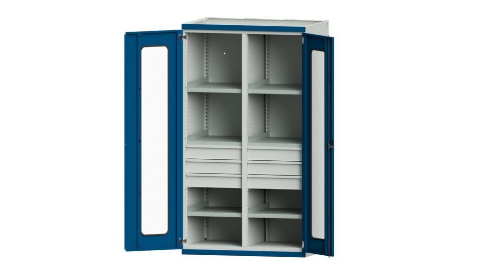 Anke Schwerlastschrank mit Plexiglastüren 1085 x 1950 mm Serie V Modell 203 Produktbild Anke Schwerlastschrank mit Plexiglastüren 1085 x 1950 mm Serie V Modell 203