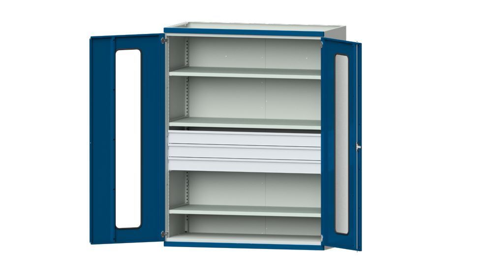 Anke Schwerlastschrank 1485 mm breit mit 3 Einlegeböden Serie V Modell 303 Produktbild Anke Schwerlastschrank 1485 mm breit mit 3 Einlegeböden Serie V Modell 303