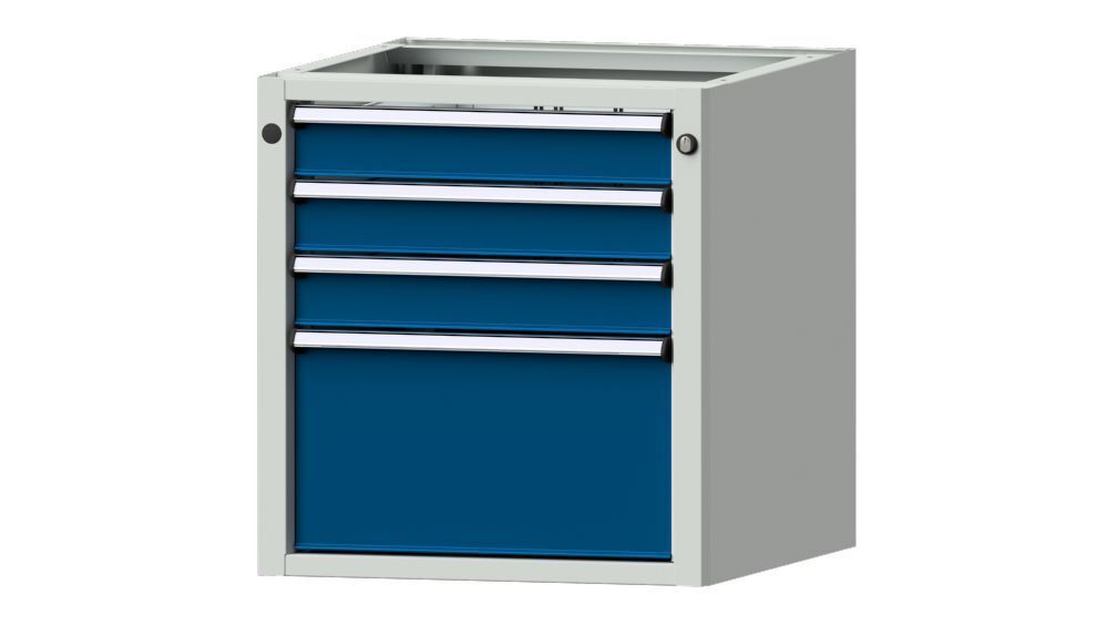 Anke Unterbauschrank Modell 1806 V 570 x 615 x 600 mm RAL 7035/5010 Produktbild Anke Unterbauschrank Modell 1806 V 570 x 615 x 600 mm RAL 7035/5010