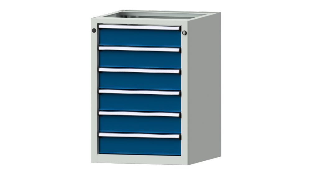 Anke Unterbauschrank Modell 2415 V RAL 7035/5010 Produktbild Anke Unterbauschrank Modell 2415 V RAL 7035/5010