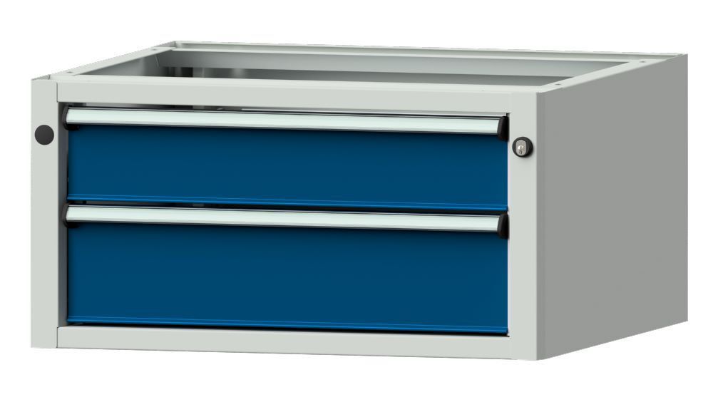 Anke Unterbauschrank Modell 902 V RAL 7035/5010 Produktbild Anke Unterbauschrank Modell 902 V RAL 7035/5010