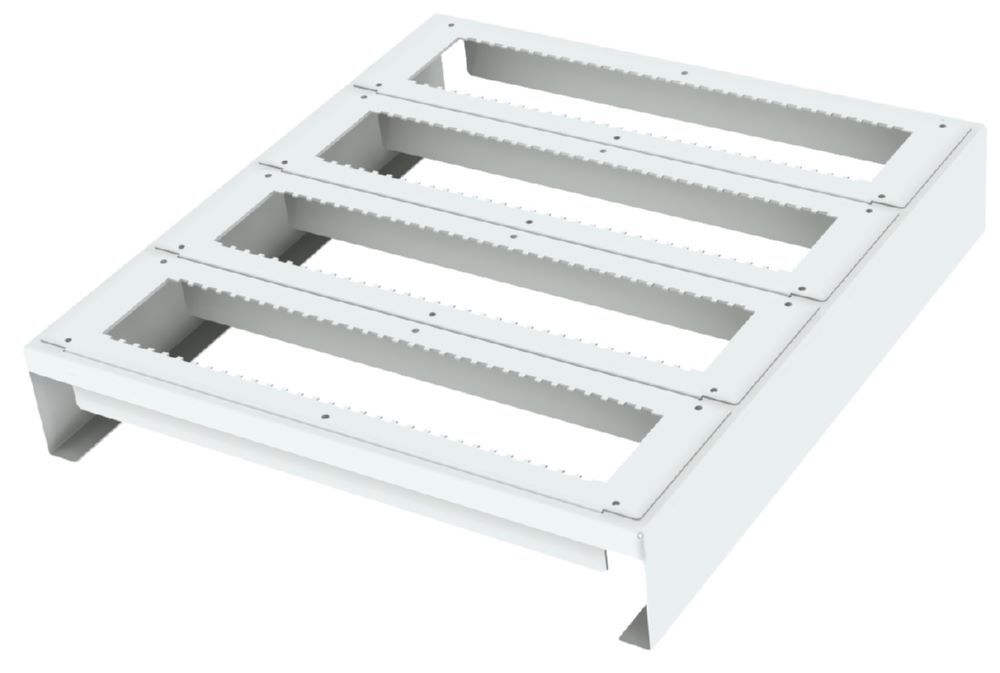 Anke Werkzeugträger Typ T1 für Schubladen CNC Lagerung 4 Reihen Produktbild Anke Werkzeugträger Typ T1 für Schubladen CNC Lagerung 4 Reihen