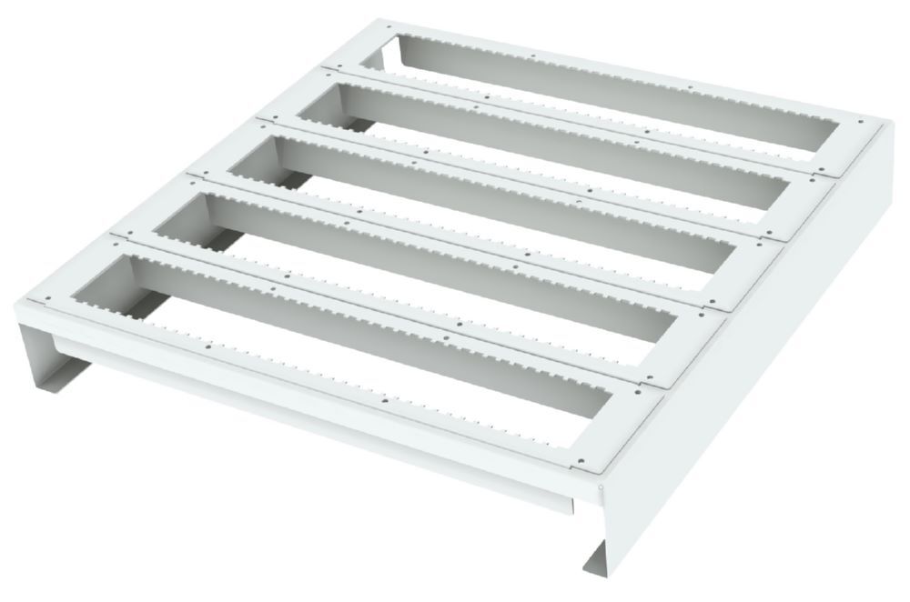 Anke Werkzeugträger Typ T2 für Schubladen CNC Lagerung 5 Reihen Produktbild Anke Werkzeugträger Typ T2 für Schubladen CNC Lagerung 5 Reihen