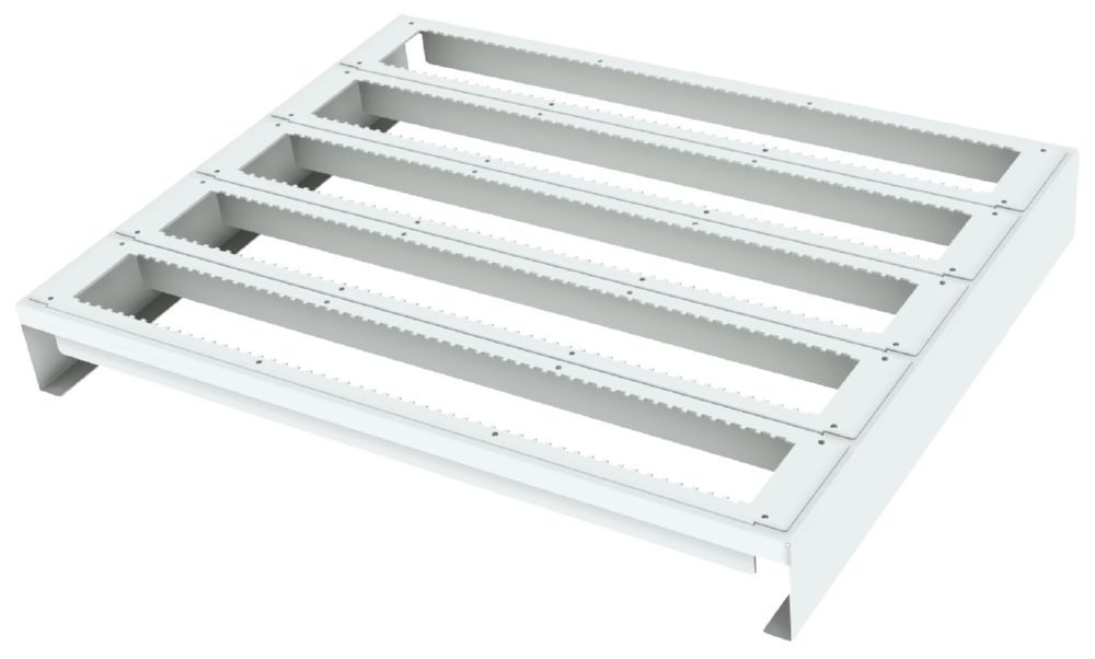 Anke Werkzeugträger Typ T3 für Schubladen, CNC Lagerung 5 Reihen Produktbild Anke Werkzeugträger Typ T3 für Schubladen, CNC Lagerung 5 Reihen