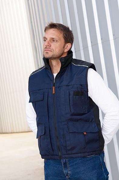 Weste Komet, Gr.XXL, navy/schwarz Produktbild Weste Komet, Gr.XXL, navy/schwarz bild 2