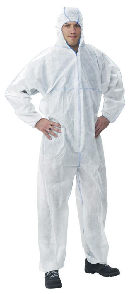 FORTIS Einwegschutzanzug ComfortGr. XXL, weiß, Produktbild FORTIS Einwegschutzanzug ComfortGr. XXL, weiß,