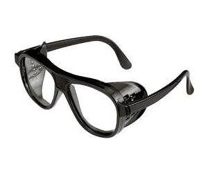 Mehrzweckschutzbrille 870PC farblos, Rahmen schw. Produktbild Mehrzweckschutzbrille 870PC farblos, Rahmen schw.