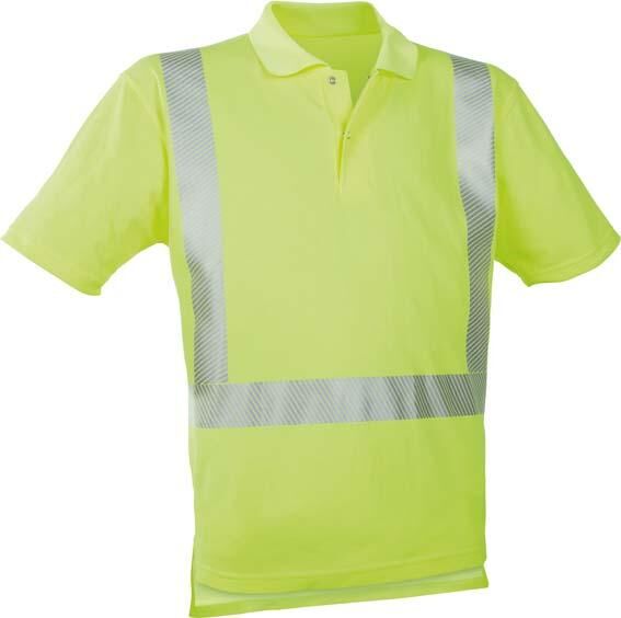 Warn-Polo-Shirt leuchtgelb, Gr. S Warn-Polo-Shirt leuchtgelb, Gr. S