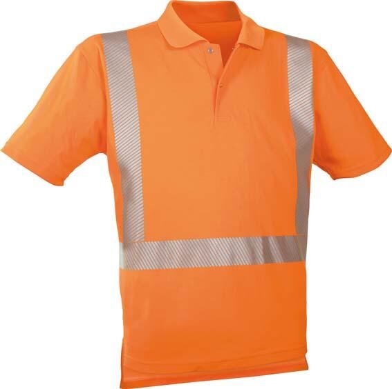 Warn-Polo-Shirt leuchtorange, Gr. S Produktbild Warn-Polo-Shirt leuchtorange, Gr. S