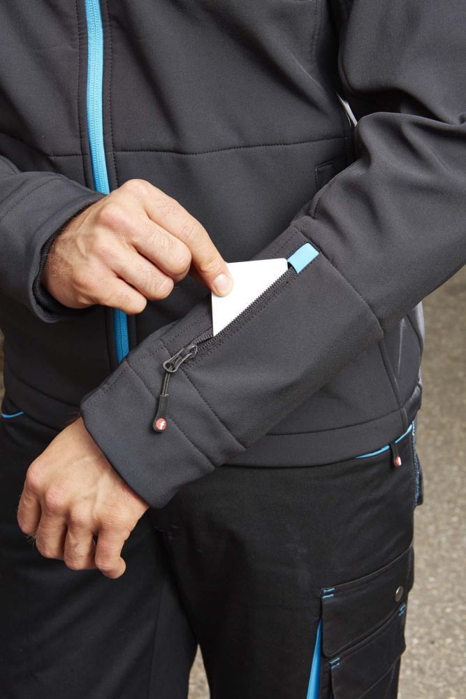 Fortis Herren Jacke 24, Black/lime green, Gr. XXL Produktbild Fortis Herren Jacke 24, Black/lime green, Gr. XXL bild 5