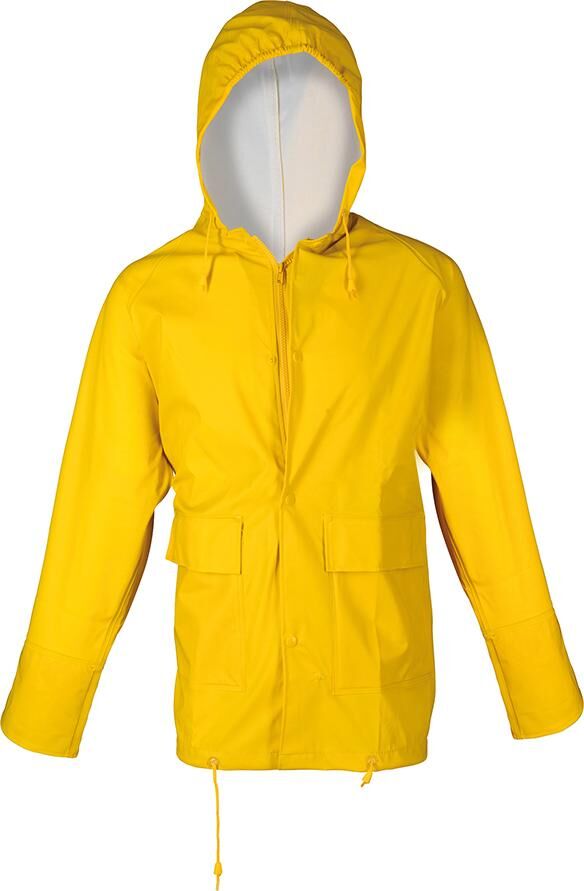 Jacke, PU-Stretch, Gr. 3/58-60, gelb Produktbild Jacke, PU-Stretch, Gr. 3/58-60, gelb