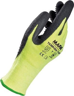 Mapa Handschuh TempDex 710 Gr. 9 gelb schwarz Produktbild Mapa Handschuh TempDex 710 Gr. 9 gelb schwarz