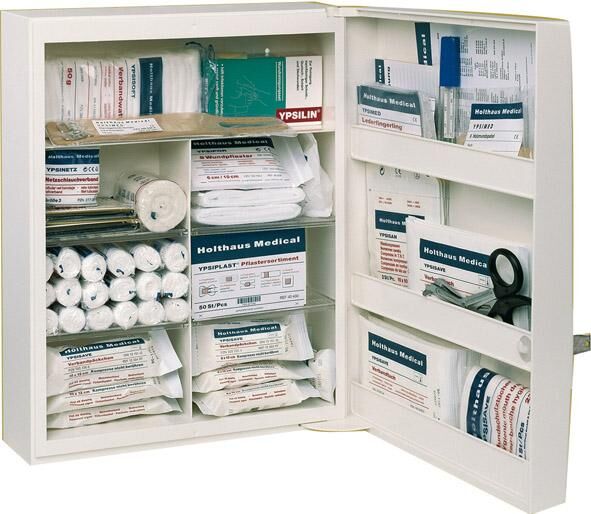 Holthaus Medical Verbandschrank Famulus, weiß Produktbild Holthaus Medical Verbandschrank Famulus, weiß