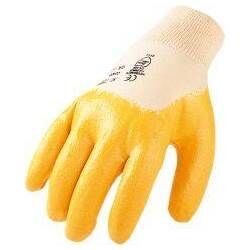 Handschuh,  Nitril,  Gr. 8, gelb Produktbild Handschuh,  Nitril,  Gr. 8, gelb