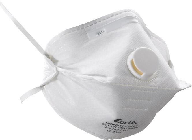 Fortis Atemschutzmaske Monsun FFP2V Box a 10 Stück Produktbild Fortis Atemschutzmaske Monsun FFP2V Box a 10 Stück