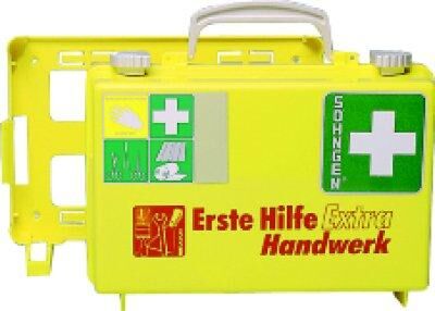 Söhngen Erste-Hilfe-Koffer Extra Handwerk, DIN 13157, gelb Produktbild Söhngen Erste-Hilfe-Koffer Extra Handwerk, DIN 13157, gelb