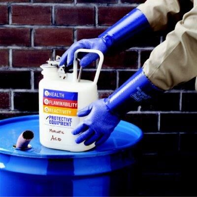 Showa Handschuh NSK 24, Nitr il, 356 mm lang,  Gr. 8 Produktbild Showa Handschuh NSK 24, Nitr il, 356 mm lang,  Gr. 8