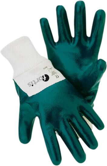 Fortis Handschuh Mechanicblue,Nitril,Strickb.,Gr.8,FORTIS Fortis Handschuh Mechanicblue,Nitril,Strickb.,Gr.8,FORTIS