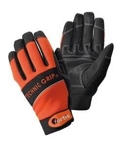 Fortis Handschuh TechnicGrip, Gr.8, orange/schwarz, FORTIS Produktbild Fortis Handschuh TechnicGrip, Gr.8, orange/schwarz, FORTIS