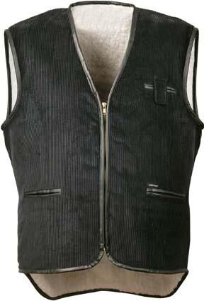 Breitcordweste, Gr.XXXL, schwarz Breitcordweste, Gr.XXXL, schwarz