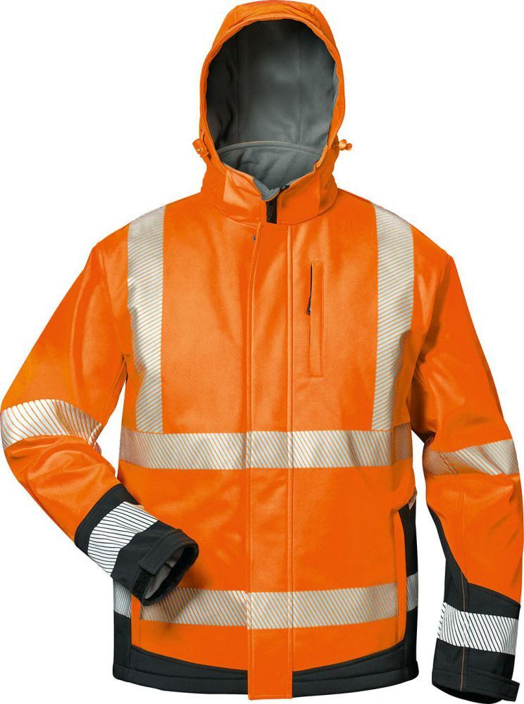Elysee Warnjacke, Softshell Lukas Gr.XL orange/schw. Produktbild Elysee Warnjacke, Softshell Lukas Gr.XL orange/schw.