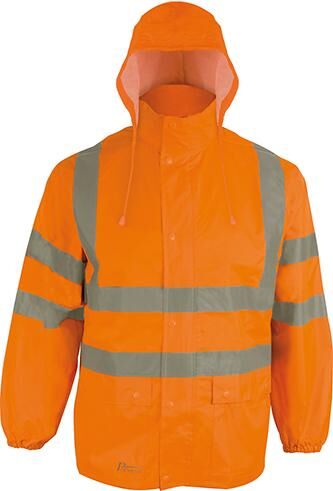 Regenjacke RJO, Gr.L, orange Produktbild Regenjacke RJO, Gr.L, orange