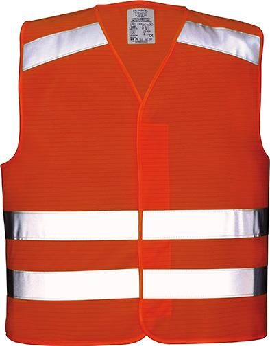 Fortis Warnschutzweste Größe XXL in orange Produktbild Fortis Warnschutzweste Größe XXL in orange