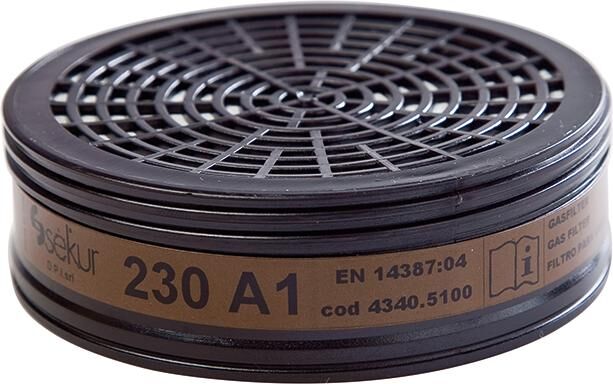 Ekastu Safety Filter 230, A1, f.Poli mask 230 (Pck. a 2 St.) Produktbild Ekastu Safety Filter 230, A1, f.Poli mask 230 (Pck. a 2 St.)