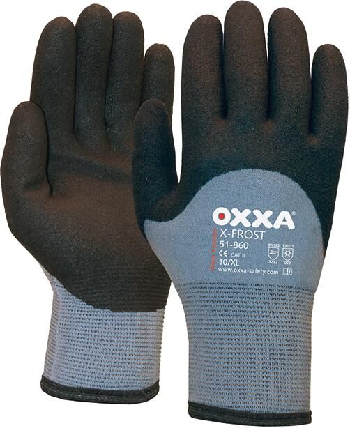 Oxxa Handschuh X-Frost, Gr. 10, grau/schwarz Oxxa Handschuh X-Frost, Gr. 10, grau/schwarz