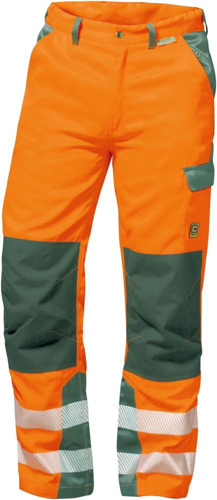 Elysee Warnbundhose Nizza,Gr.50,orange/grau Produktbild Elysee Warnbundhose Nizza,Gr.50,orange/grau