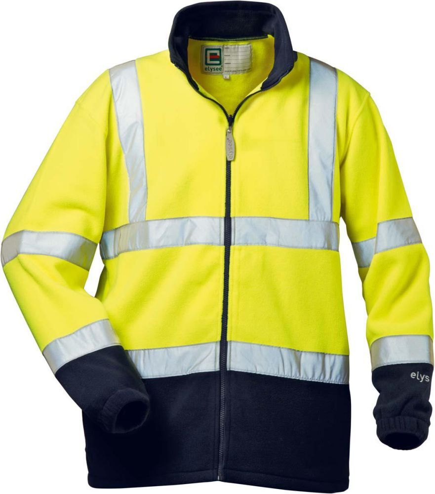 Elysee Warn-Fleecejacke ValentinGr. S, gelb/marine Produktbild Elysee Warn-Fleecejacke ValentinGr. S, gelb/marine