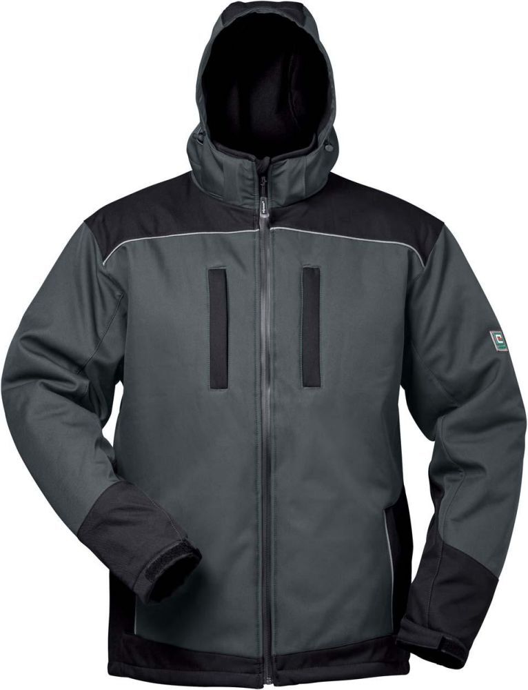 Elysee Softshelljacke Ajax, Gr. 2XL, grau/schwarz Produktbild Elysee Softshelljacke Ajax, Gr. 2XL, grau/schwarz