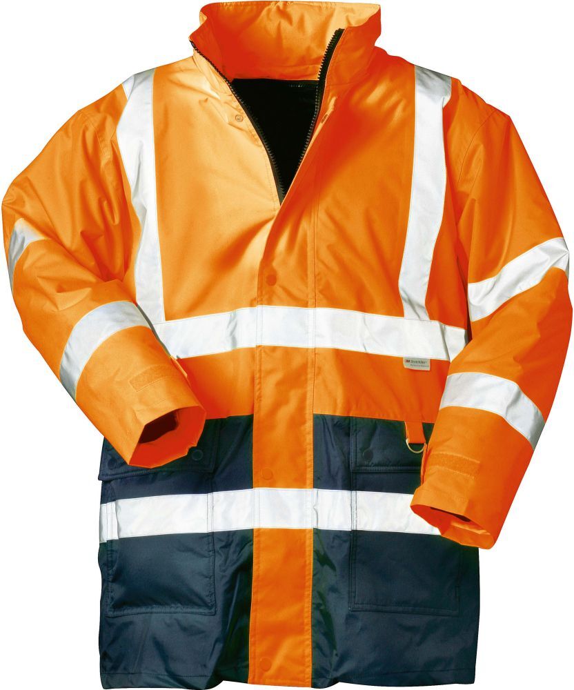 Safestyle Warnparka, Gr. XXL orange/blau Produktbild Safestyle Warnparka, Gr. XXL orange/blau