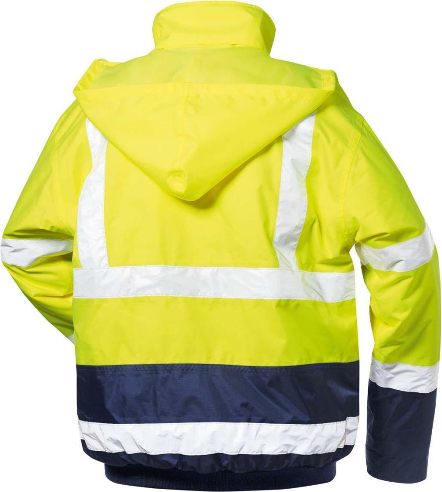 Safestyle Warnpilotenjacke Axel,Gr.3XL,gelb/blau Produktbild Safestyle Warnpilotenjacke Axel,Gr.3XL,gelb/blau bild 4