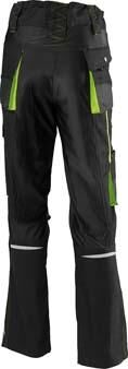 Fortis Damen Bundhose 24,Black/lime green, Gr. 50 Produktbild Fortis Damen Bundhose 24,Black/lime green, Gr. 50 bild 3