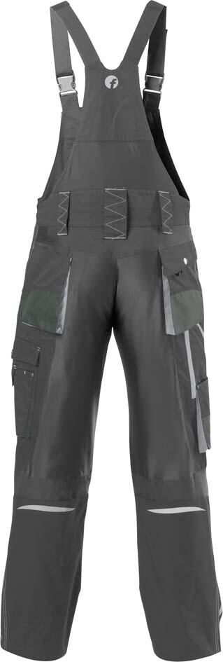Fortis H-Latzhose 24, DarkGrey/lightgrey,Gr.46 Produktbild Fortis H-Latzhose 24, DarkGrey/lightgrey,Gr.46 bild 3