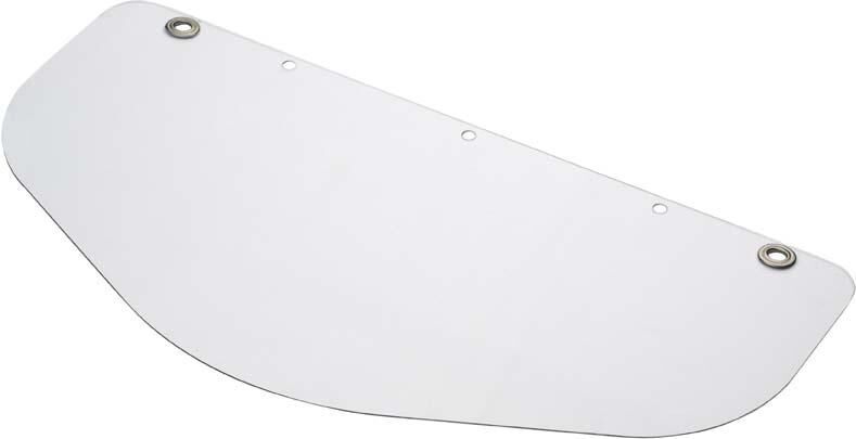 Voss Helme Gesichtsschutzschild, PC, 500x250 mm, klar Produktbild Voss Helme Gesichtsschutzschild, PC, 500x250 mm, klar