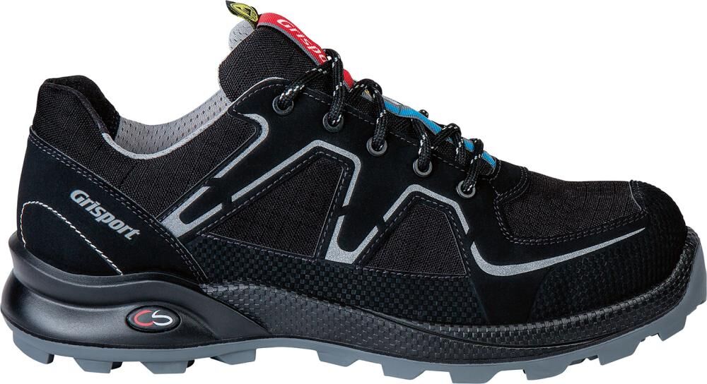 Grisport Halbschuh 33603 schwarz grau S3 Größe 48 Produktbild Grisport Halbschuh 33603 schwarz grau S3 Größe 48