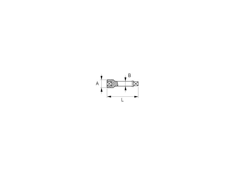 Produktbild 1/2"-Verlängerung, 75 mm bild 2