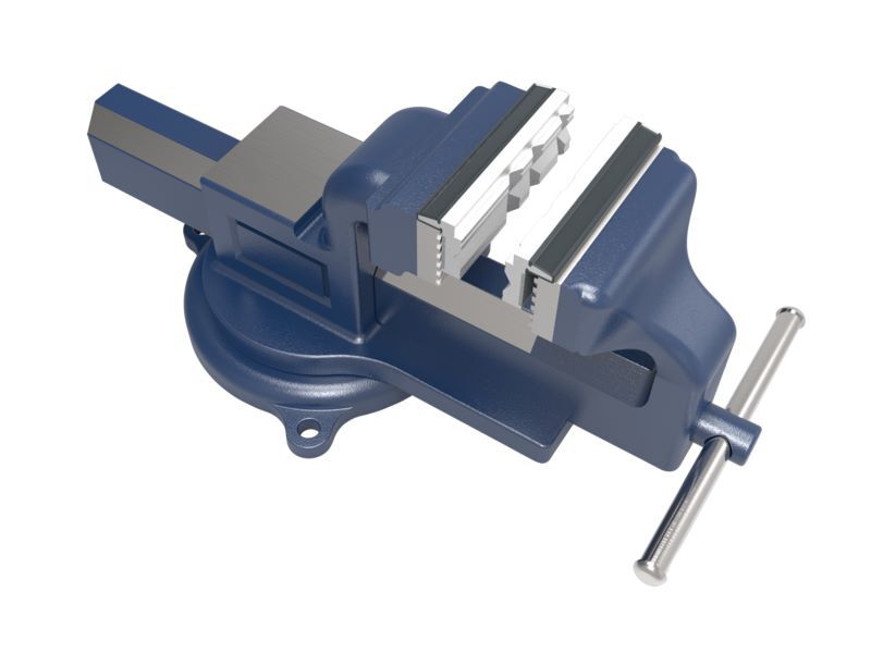 Produktbild Aluminum-Backen 150 mm mit tiefen horizontalen und vertikalen Rillen bild 2