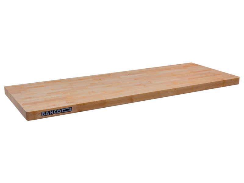 Produktbild Bahco Arbeitsplatte aus Kastanienholz für Werkstattwagen 1347x495x45 mm