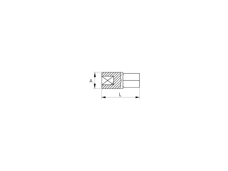 Produktbild 1/4" auf 3/8" Übergangsteil bild 2