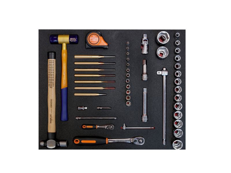 Produktbild Autoreparatur-Werkzeugsatz mit 3 Schaumstoff-Einlagen - 140-teilig bild 2