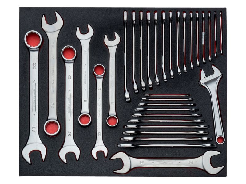 Produktbild Autoreparatur-Werkzeugsatz mit 4 Schaumstoff-Einlagen - 177-teilig bild 2