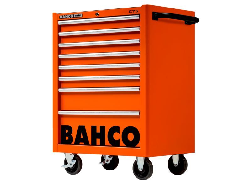 Produktbild 26"-C75-Werkstattwagen der Classic Serie mit 8 Schubladen, blau, 986 mm × 501 mm bild 3