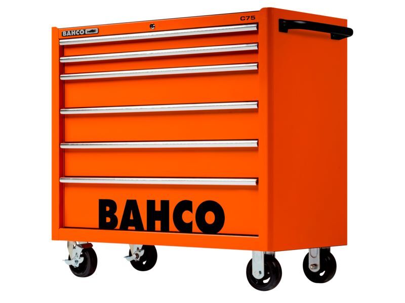 Produktbild 40"-C75-Werkstattwagen der Classic Serie mit 6 Schubladen, blau, 986 mm × 501 mm bild 2